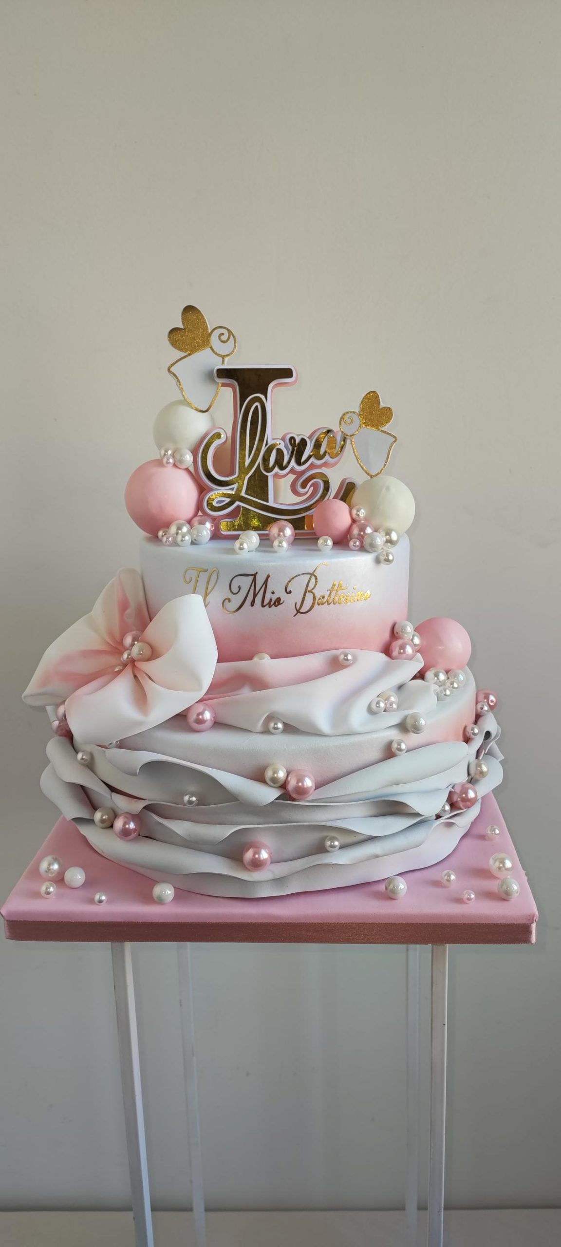 Torta per il Battesimo di Laura