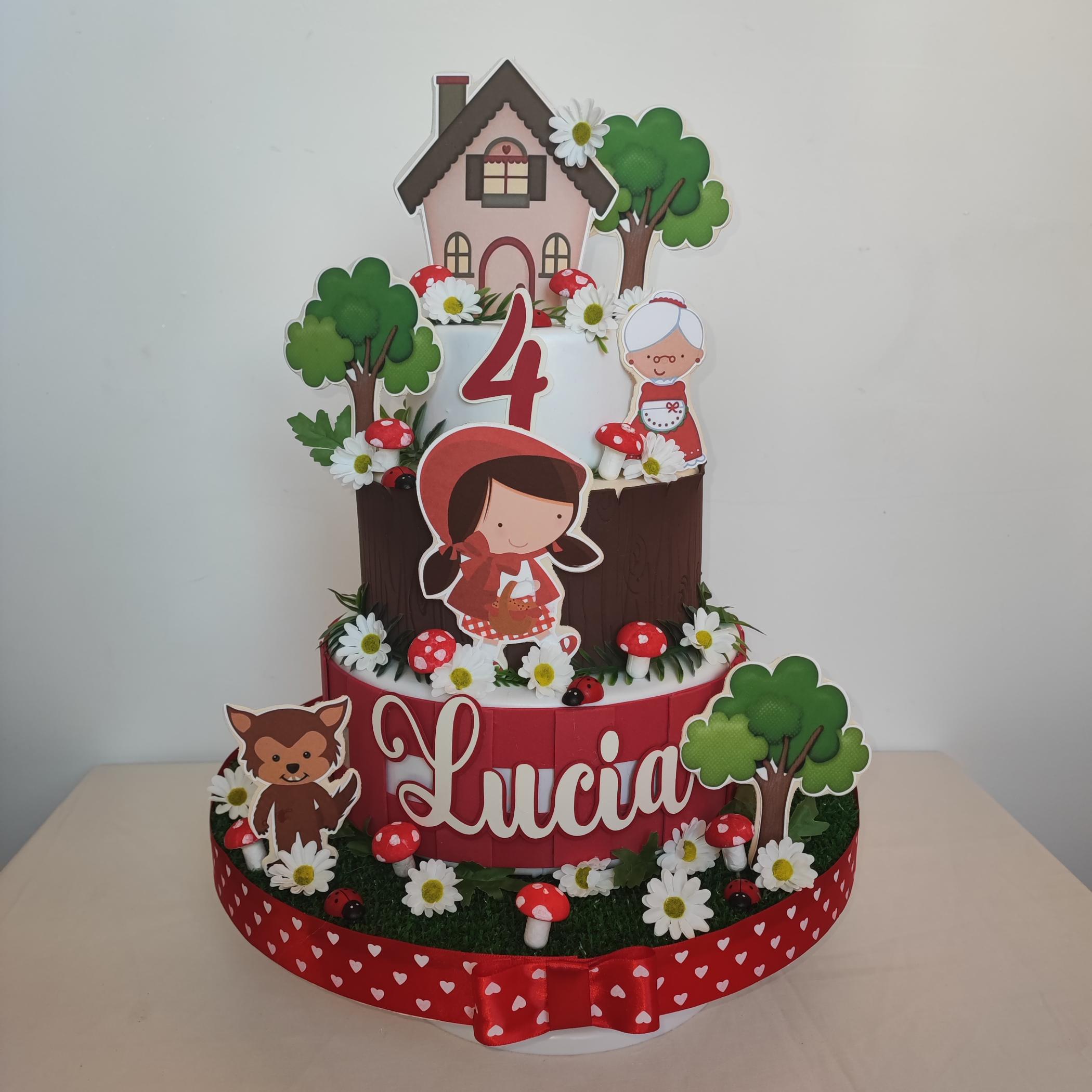 Torta per i 4 anni di Lucia