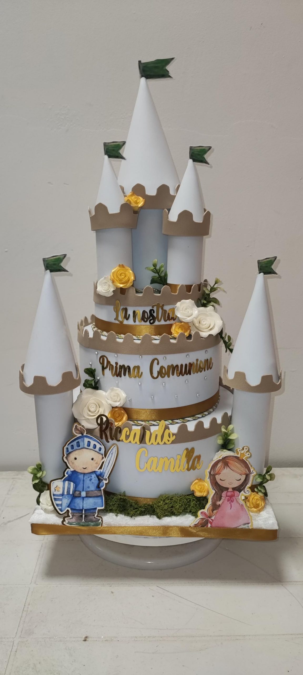 Torta per la Prima Comunione di Riccardo e Camilla