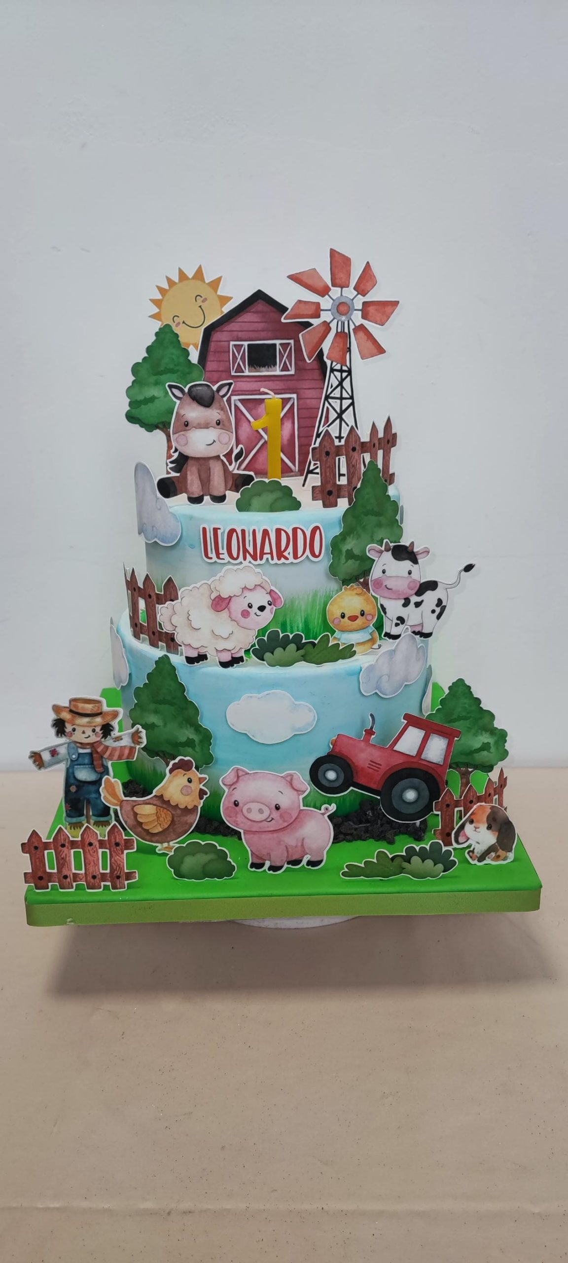 Torta per il Primo anno di Leonardo