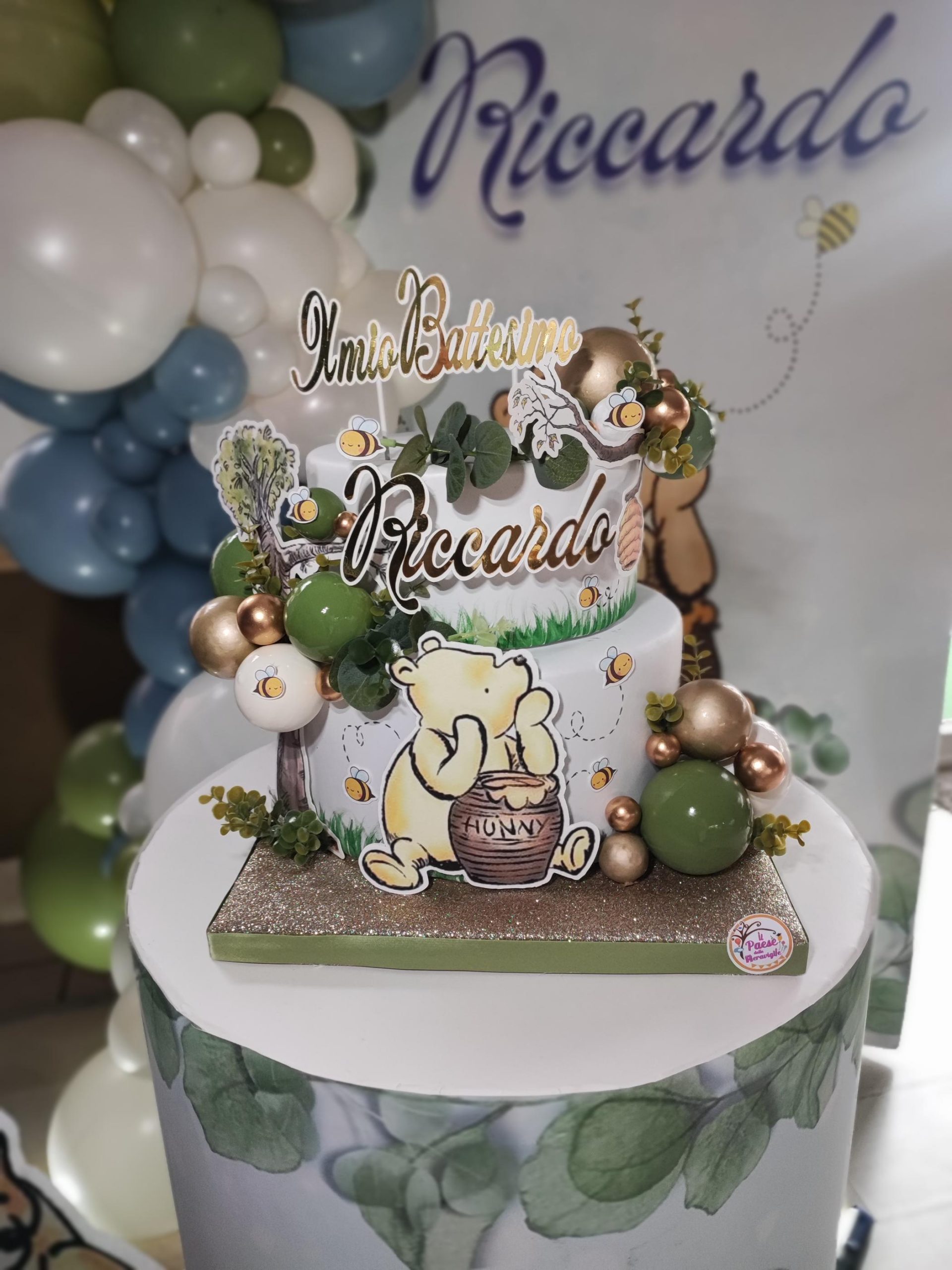 Torta per il Battesimo di Riccardo